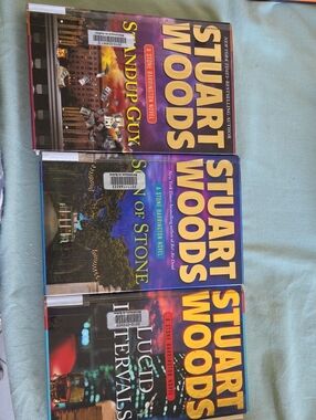 Hardcover Novels Stuart Woods thrillers